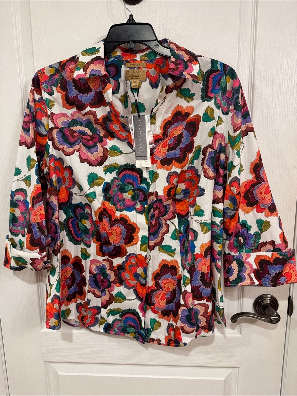 Investments Multicolor Floral Button-Down Shirt